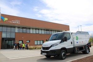 La Mancomunidad ‘Los Olmos’ presenta su primer camión 100% eléctrico para la recogida de biorresiduos