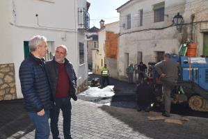 El Ayuntamiento de Ambite ejecuta las obras de remodelación de la calle Cruz Verde